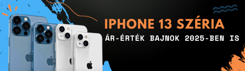 iPhone 13 széria: Ár-érték bajnok 2025-ben is