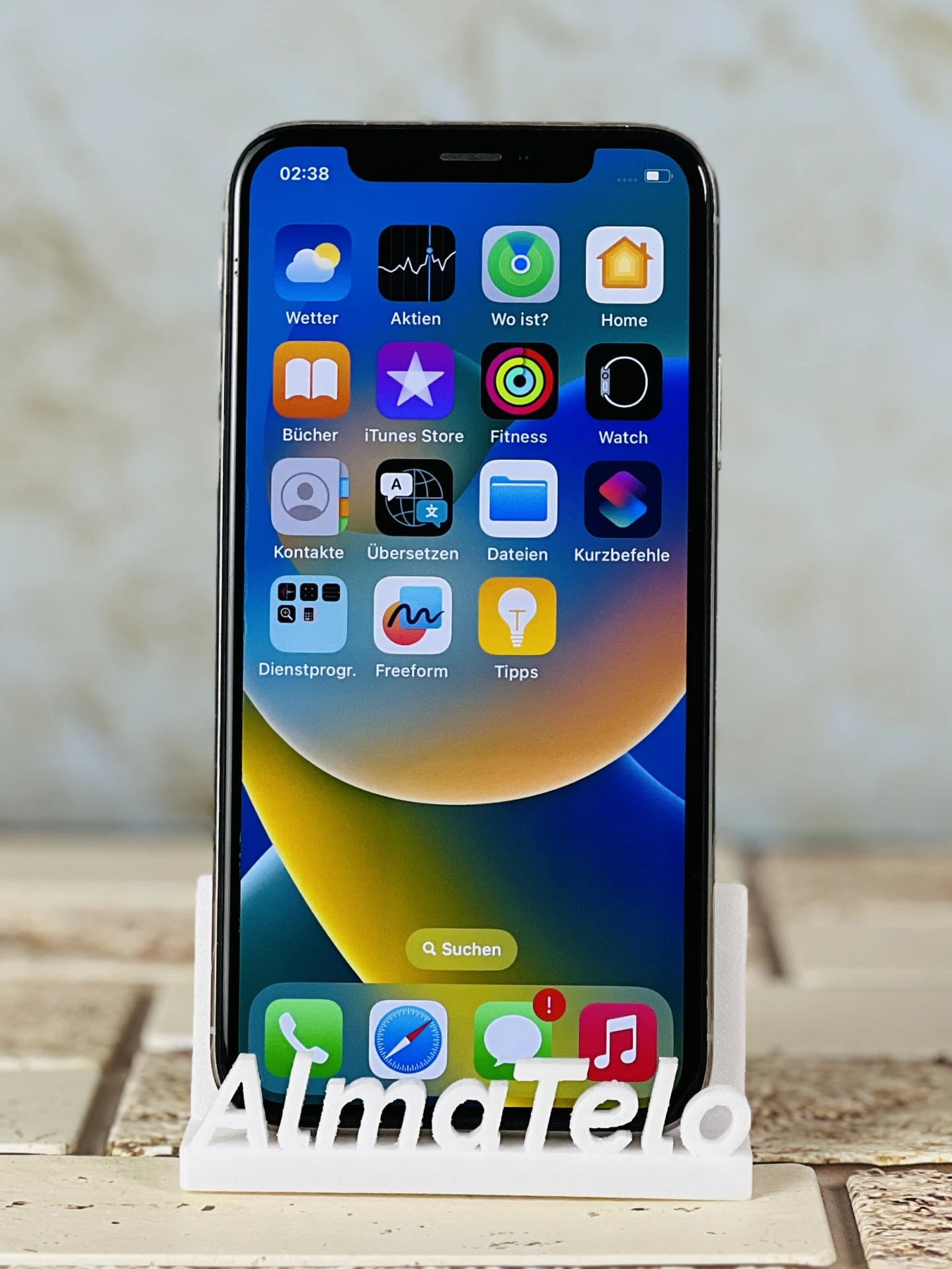 Apple iPhone X 64 GB Silver - 93% akku